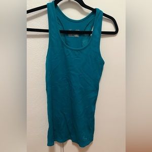 Teal Under armour work out tank